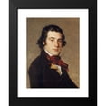 thumbnail image 2 of Henri J François 19x24 Black Modern Framed Museum Art Print Titled - Portrait Jean Soubran (1793), 2 of 5