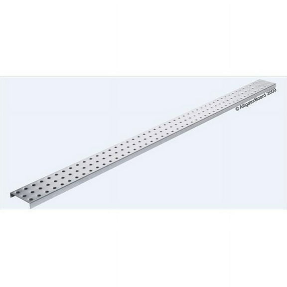 3 in. L x 48 in. W Metal Pegboard Strip with Flange - Pack of 2