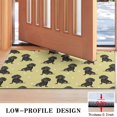 thumbnail image 3 of Dachshund Footprint Door Rugs,Washable Non Slip Door Mats Indoor,Decorative Door Mats,Entry Mat Indoor for Entrance,Bedroom,Kitchen,Bathroom,17"x30", 3 of 6
