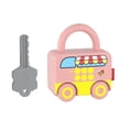 thumbnail image 3 of Niños aprendiendo cerraduras con llaves Habilidad básica Enseñanza Props Cerradura educativa temprana y juguetes clave para autos para favores de de helados Hugo desbloquea juguetes, 3 of 10