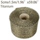thumbnail image 1 of Cinta de fibra de vidrio para tubo de escape, rollo de aislamiento térmico, resistente, temperatura de 1,5-900 grados, 5cm x 1200 m, 2 "x 5 pies, 1 of 5