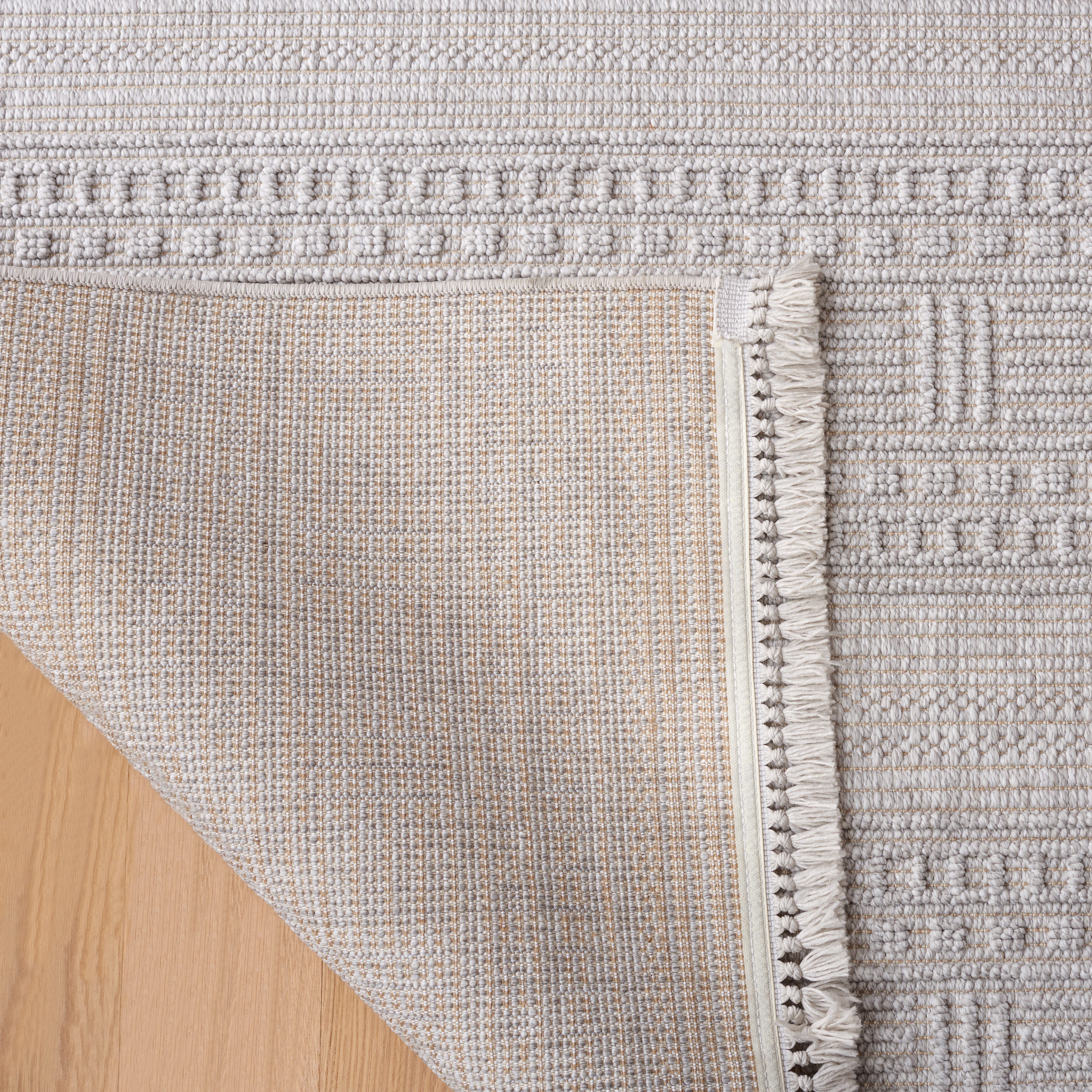 SAFAVIEH Camden Elvina Trellis Area Rug, Gray, 5'3" x 5'3" Round