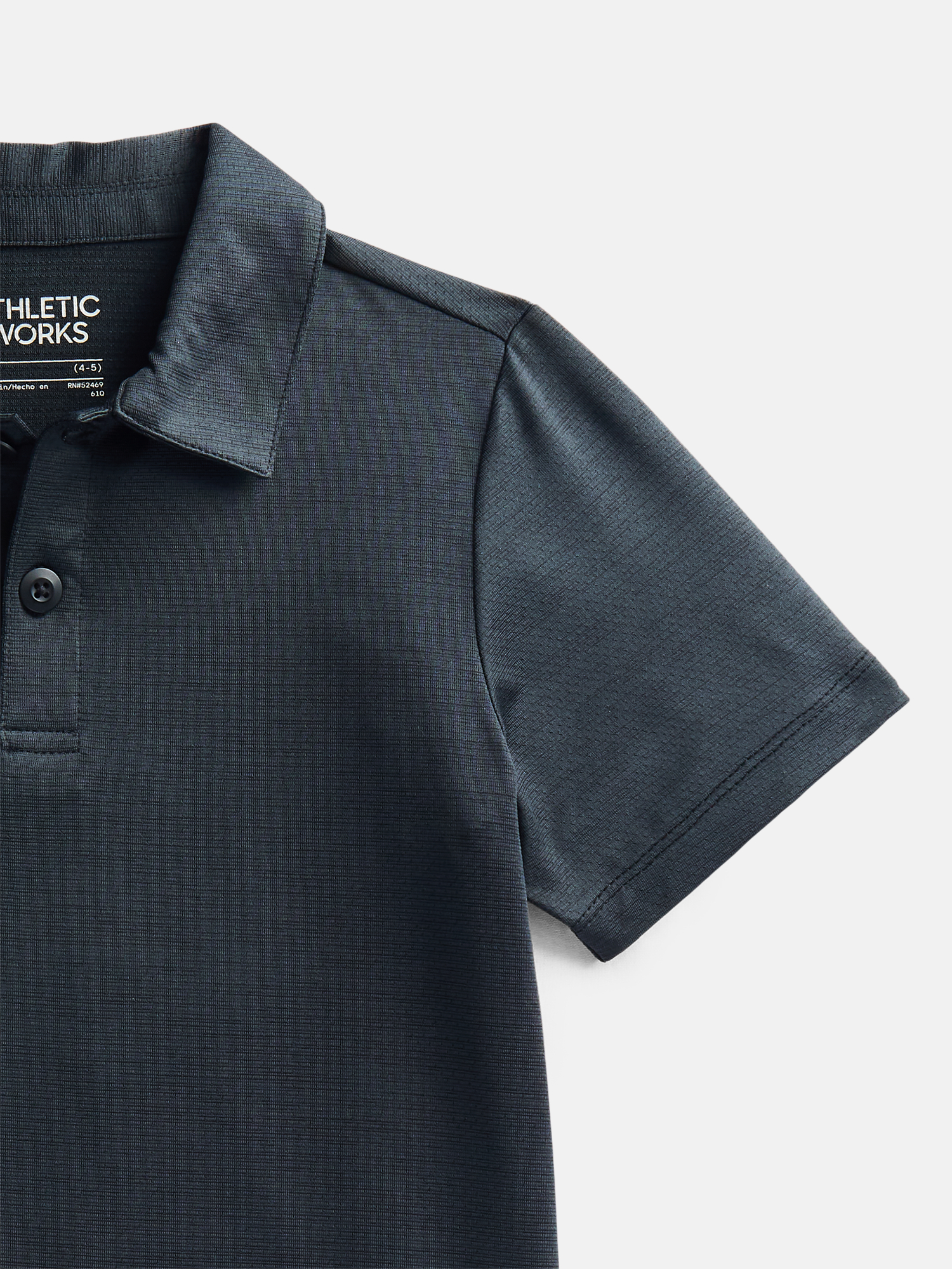 Athletic Works Boys Active Short Sleeve Polo Shirt photo 2