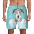 thumbnail image 2 of Goofa Dog In Bathtub Printed Men's Swim Trunks Board Shorts Quick Dry Mens Swimming Trunks with Compression Liner,Breathable Fit Hawaii Beach Shorts-X-Large, 2 of 9