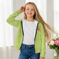 thumbnail image 4 of chaqlin Capybara Zip up Hoodies for Girls 14-16 Years Old Cute Full-Zip Hooded Jacket Long Sleeve Hoodis Sweatshirt Kangaroo Pocket Full Zip Kids Sweater Top, 4 of 7