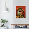 thumbnail image 4 of Shadudu Autumn Cardinals Canvas Decorative Print Painting 16 x 20 in/12 x 16 Living Room Bedroom Home Office Wall Decor by Artist Buanfen Yu 16x20 in, 4 of 5