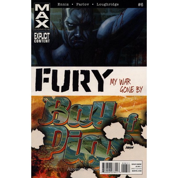 Fury Max #6 VF ; Marvel Comic Book