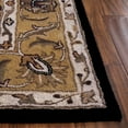 thumbnail image 4 of SAFAVIEH Classic Holly Oriental Wool Area Rug, Black/Gold, 5' x 8', 4 of 13
