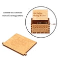thumbnail image 3 of Tablero de madera para caja de música Accesorios retro Manivela manual Navidad Niño Niño Regalo, 3 of 4