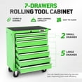 thumbnail image 4 of DNA Motoring TOOLS-00399 7 Drawers Garage Warehouse Workshop Rolling Tool Cabinet Chest With Top Antiskip Mat+Swivel Casters, 4 of 7
