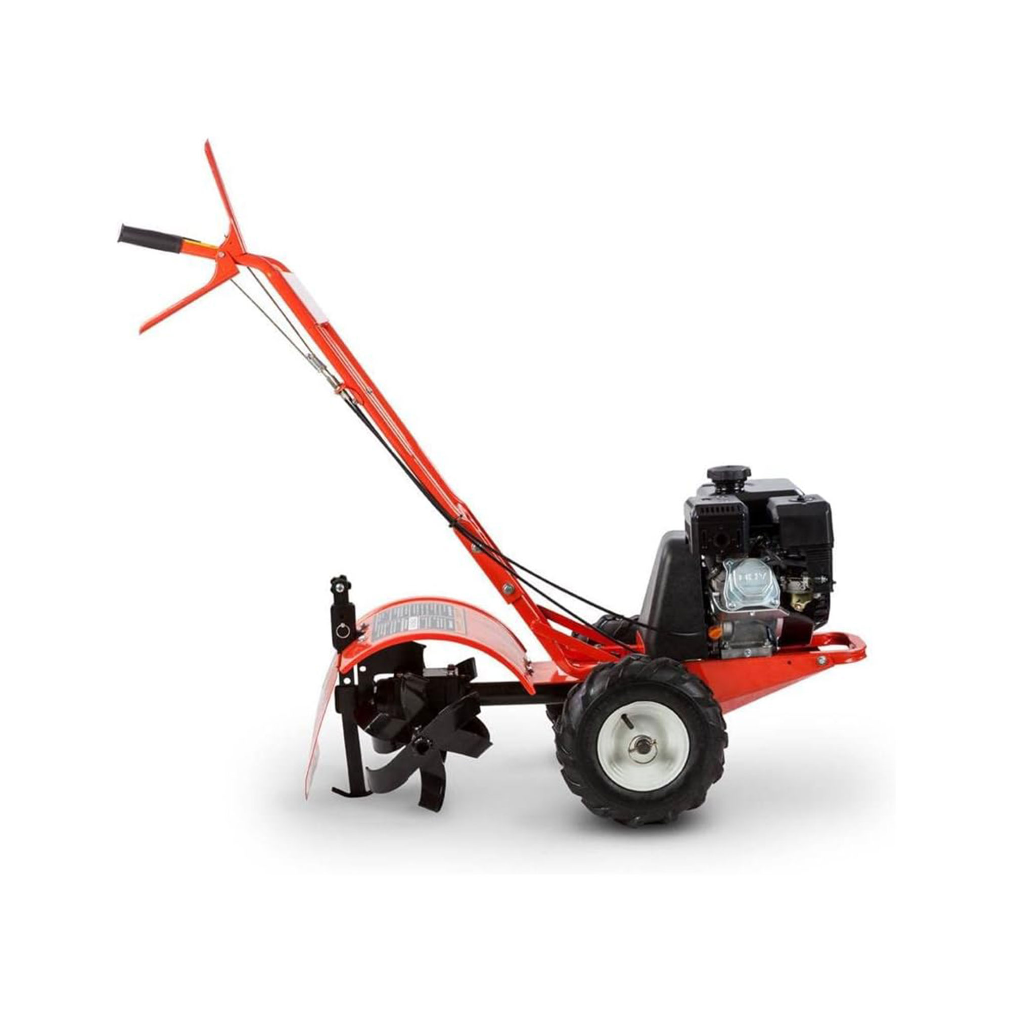 DR 11 Inch Rear Tine Walk Behind Tiller with Counter Rotating Tines, Orange - image 5 of 7