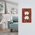 thumbnail image 5 of Balery Autumn Forest3 for Duplex Wall Plates Kit, Electrical Outlet Covers, Standard Size 1-Gang 5.0" x3.0", Electric Receptacle Plug Covers-Style S, 5 of 6