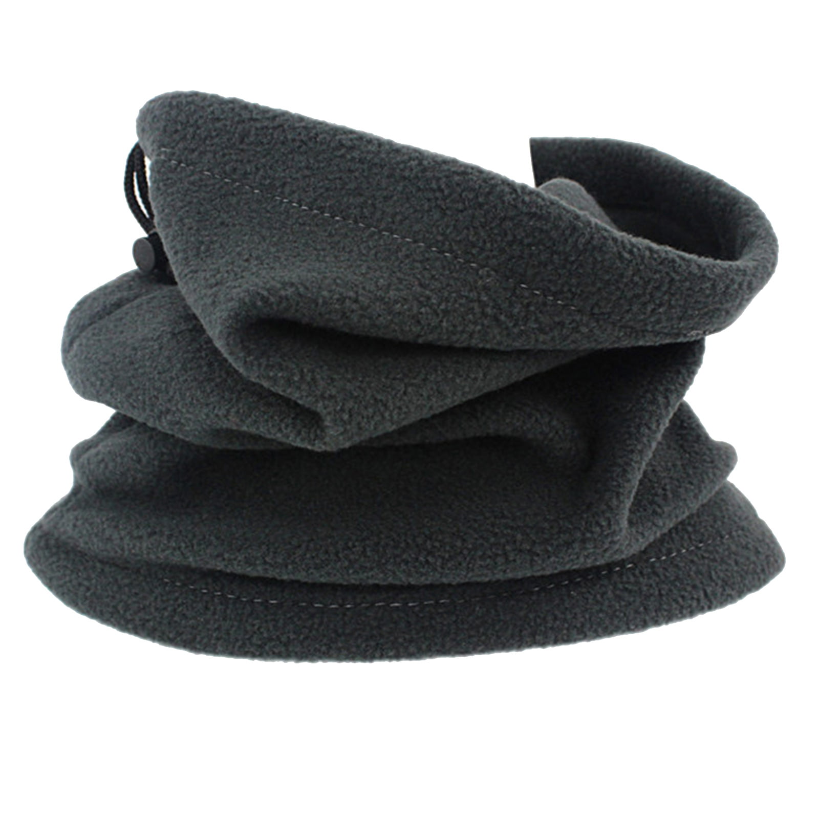Details about   Winter Faux Fleece Neck Gaiter Warmer Cycling Drawstring Face Cover Scarf Tube 