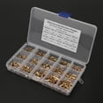 thumbnail image 1 of Insert Nut, 450Pcs M2 M3 M4 Knurled Nuts Molded - In Insert Embedded Brass Nut Industrial Fastening Accessories,Nut, Hardware Nut Inserts, 1 of 8