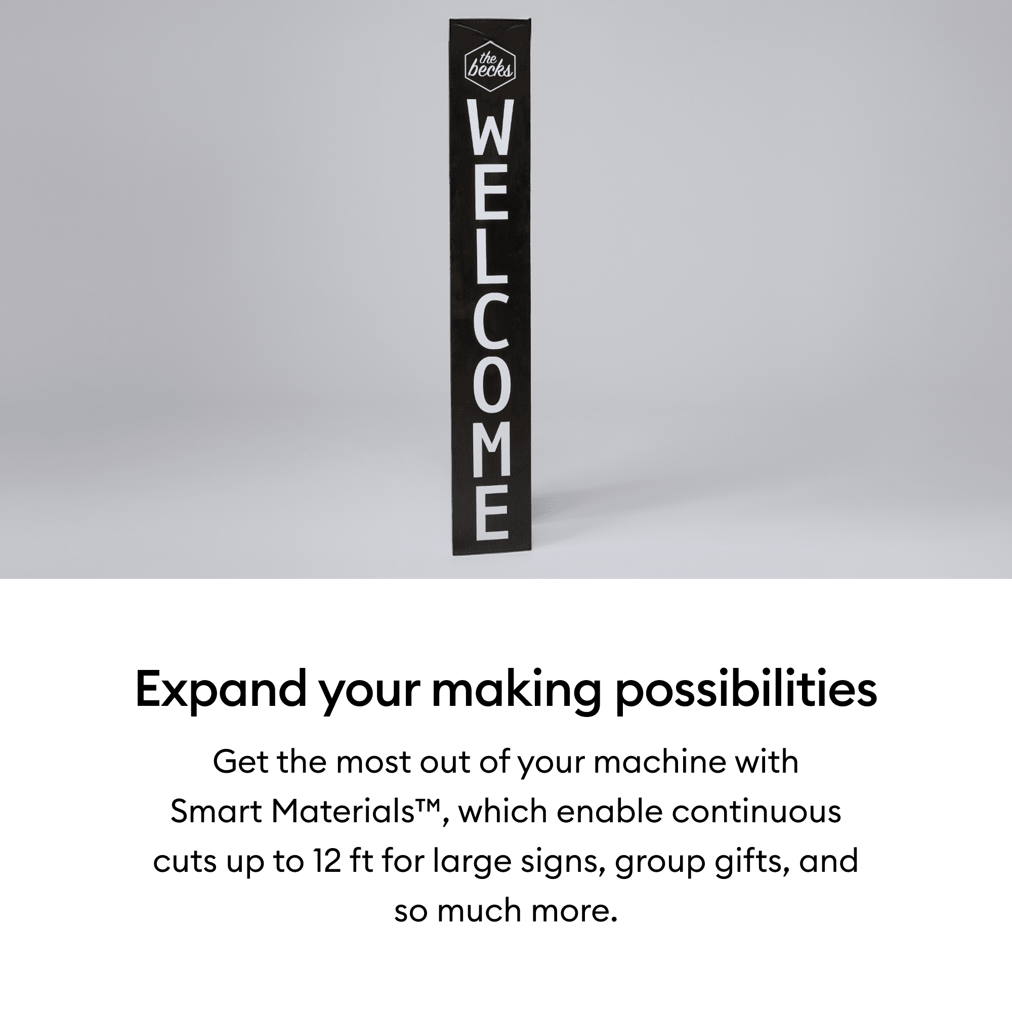 Cricut® Smart Vinyl™ Matless Permanent Vinyl (12 ft), Black