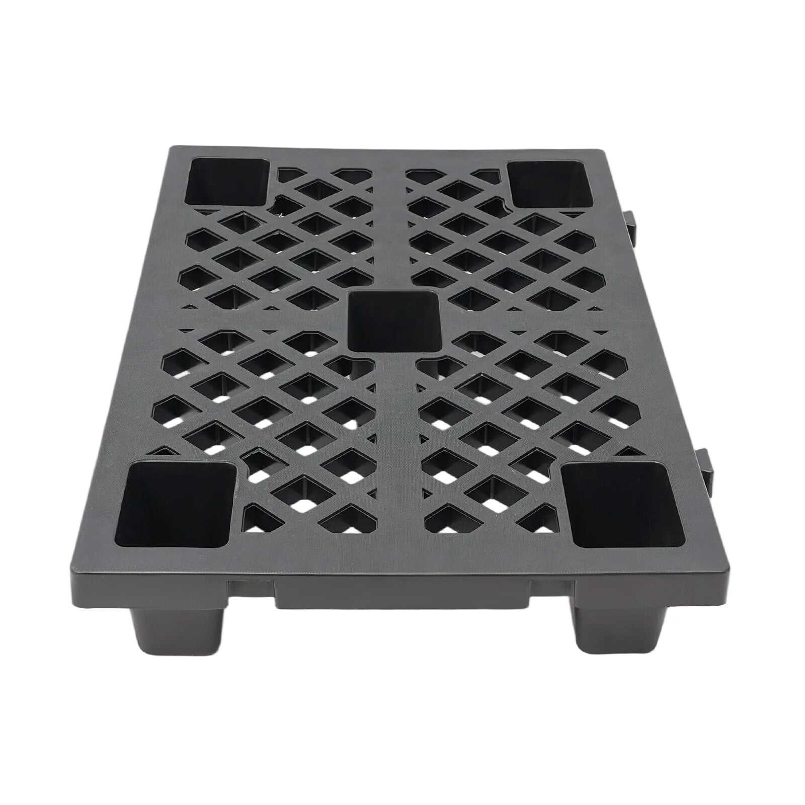 6 Pcs Moisture-Proof Plastic Pallets Stackable Interlocking Storage Pallets 60*40*10cm for Warehouses, Factories, Logistics Centers