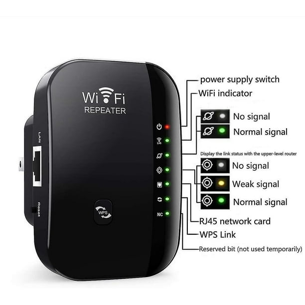 SINMI Booster Wifi 300mbps 2.4ghz Amplificateur Wifi Booster Mode Répéteur/Routeurs/Ap  Lan 