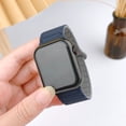 thumbnail image 3 of TECH CIRCLE Double Sided Wearable Silicone Magnetic Loop Bands for Apple Watch Series 9 8 7 SE 6 5 4 3 2 1,Sport Watch Band Compatible with Apple Watch Band 38/40/41mm,Black/Gray, 3 of 6