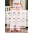thumbnail image 5 of HEARTNICE Womens Cotton Pajama Pants, Buttery Soft Lounge PJ Bottoms with Pockets Sleepwear,(Burgundy,S), 5 of 5