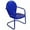 Blue, variant on 34-Inch Outdoor Retro Tulip Armchair, Blue