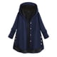 thumbnail image 1 of Camiseta de manga larga con bolsillos para mujer a la moda, blusa sólida de otoño, cárdigan con capucha, abrigo con botones, Tops Fridja BV0+4364, 1 of 3