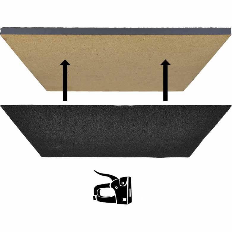 Gun Storage Solutions Rifle Rods Long Gun Mounting Kit, .22 Caliber And Larger, 19 in. x 30 in., Includes 20 Rifle Rods