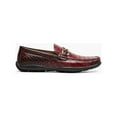 thumbnail image 2 of Stacy Adams Embrey Moc Toe Bit Slip-On Dress Shoes Wine 25703-609, 2 of 7