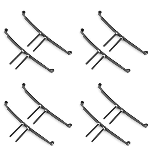 8 Set Steel Leaf Springs for 1/14 RC Tractor Trailer Truck Model Car Upgrade Parts Spare Accessories, A