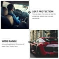 thumbnail image 4 of Raindrops Front Seat Cover Suv 2Pcs Red Pu Waterproof and Stain Resistant 13.0x21.7x21.7in, 4 of 7