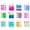 Square-Random Color, variant on 10-50pcs Mini Pop Keychain Toddler Sensory Fidget Toys Bulk Classroom Prizes Kids Birthday Party Favors Wedding Gift for Guests