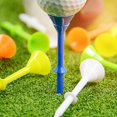 thumbnail image 4 of Plastic Golf Tees Cup Mixed Color 3 1/4 Inch 83mm Long Unbreakable Value 50 Pcs, Step Down Tee Durable Tool Accessory For Men Women Kid, 4 of 5