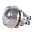 thumbnail image 1 of Interruptor de Botón Pulsador Kangjianwuwushu Metal Impermeable 12 mm, 1 of 9