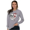 thumbnail image 3 of Ohio OH State Pride Cute Betty Boop Women Plus Size Long Sleeve Tee Brisco Brands 2X, 3 of 5