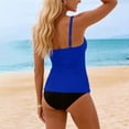 thumbnail image 4 of Oplxuo Two Piece Swimsuit Women Tummy Control Tankini Bathing Suit Full Coverage Slim Swim Suits Modest Swimwear with Bottom, 4 of 4