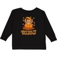 thumbnail image 3 of Inktastic Whoo's ready for Halloween?- cute owl in a pumpkin Boys or Girls Long Sleeve Toddler T-Shirt, 3 of 5