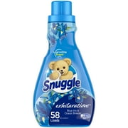 Snuggle Exhilarations Liquid Fabric Softener, Blue Iris & Ocean Breeze, 50 Ounce, 58 Loads
