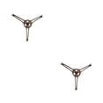 thumbnail image 1 of Advancent Soporte de anillo giratorio para horno microondas, placa Base, soporte de rodillo, reparación de máquinas, accesorios de Mostrar como imagen 2piezas, 1 of 6
