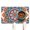 White-397, variant on Dog Food Mat Featuring Mandala Ethnic Tribal Boho Folk Geometric Pattern, Durable Waterproof Absorbent Non-Slip Pet Feeding Mat