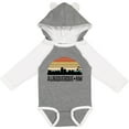 thumbnail image 3 of Inktastic Albuquerque New Mexico Skyline Boys or Girls Long Sleeve Baby Bodysuit, 3 of 5