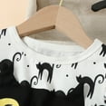 thumbnail image 7 of mgoYE Little Toddler Girls Halloween Cat Dress Outfits - Toddler Girl Pumpkin Dresses for Kids 2-7T|White 2-3 Years, 7 of 7