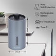 thumbnail image 4 of BlueHills Waterless Cordless Car Essential Oil Diffuser - J02 Silver Gray, 4 of 8