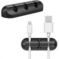 thumbnail image 2 of YaoHui Cable Clips Cable Management Organizer, Adhesive Hooks, Cable Holder for Power Cables and Cables for Charging Accessories, Mouse Cable, PC, 2 of 5