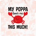 thumbnail image 4 of Inktastic My Poppa Loves Me Childs Crab Boys or Girls Baby Bodysuit, 4 of 5