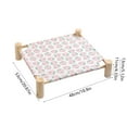 thumbnail image 3 of Elevated Outdoor Cat Dog Bed, Refreshing & Breathable Pet Cooling Sleeping Mat, for Small Cats Dogs, 20.8 x 18.9 in, 3 of 6