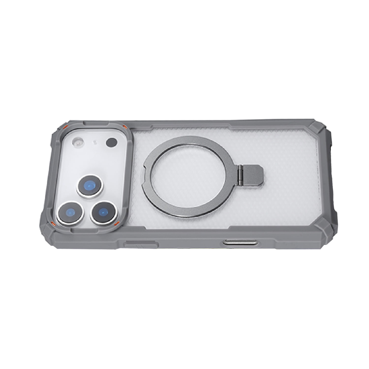 Durable Rugged Case with Stand for iPhone 17 Pro Max - Gray