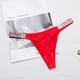 thumbnail image 1 of Letra LOVE Secret Bragas con diamantes de imitación Mujeres G String Ropa interior de tiro bajo Sexy Seamless Fitness Gym Lencería Tangas Diseño de marca Tan Jianjun unisex, 1 of 2