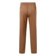 thumbnail image 4 of Men's Casual Pants Business Style Tailored Flat Front Trousers For Everyday Comfort And Ready Performance, 4 of 4
