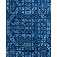 thumbnail image 1 of Ahgly Company Indoor Rectangle Abstract Blue Abstract Area Rugs, 2' x 4', 1 of 6
