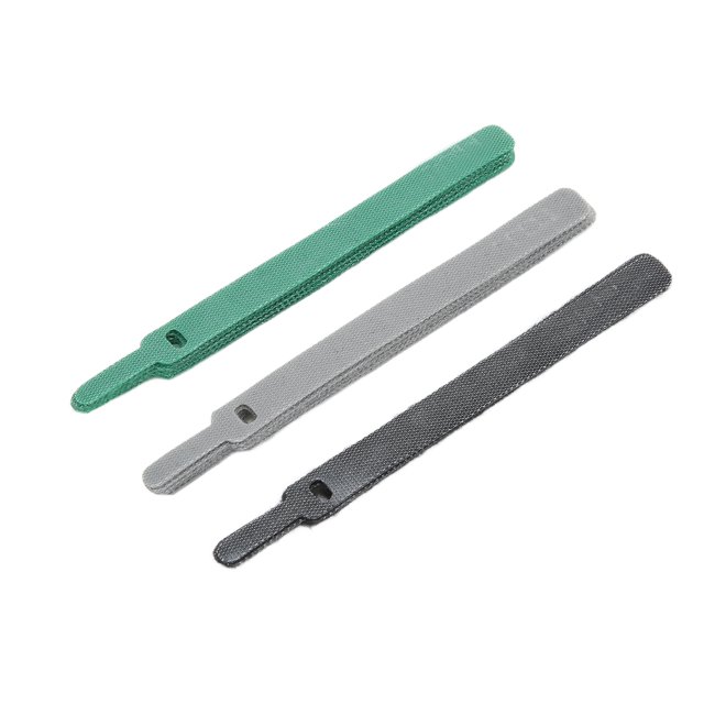 Attaches de Câble de Fixation Sangles, Nylon 15pcs Polyvalent Réutilisable Réglable Crochet Cordon Organisateur Liens de Fil pour Usage Domestique pour Usage de Bureau L 20 X 1.45cm / 7.87 X 0.57in