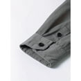thumbnail image 6 of Men's Cotton Long Sleeve Work Shirt Casual Outdoor Cargo Shirt, 6 of 6